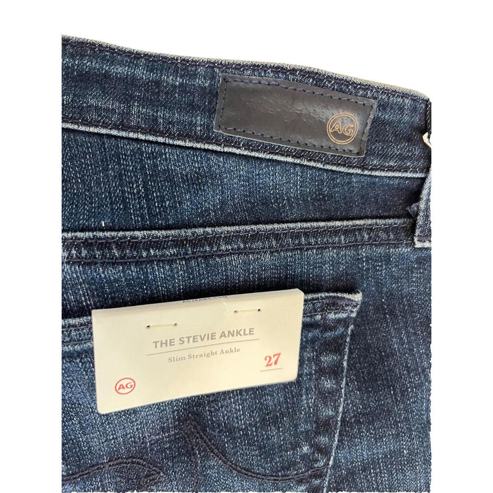 NWT AG Adriano goldschmied jeans women's 27 High rise stevie ankle slim straight